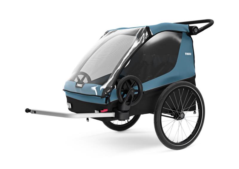 Thule Courier Cykeltrailer Til 2 Børn - Blå  872299049684