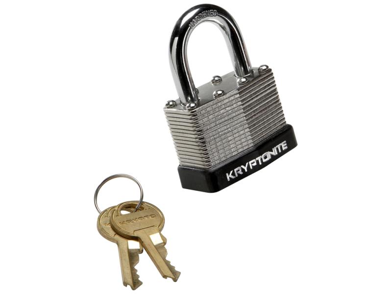 Kryptonite Padlock - Hængelås Med Nøgle - Hærdet Stål - 44mm  720018850359