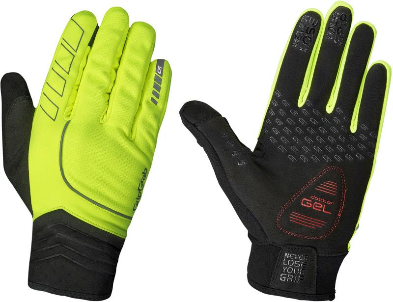 Gripgrab Hurricane Mellemsæson Handske - Hi-vis  5708486112877