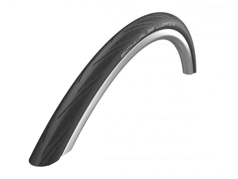 Schwalbe Lugano Ii - K-guard Tråddæk - 700x28c 28-622 Sort  4026495862776