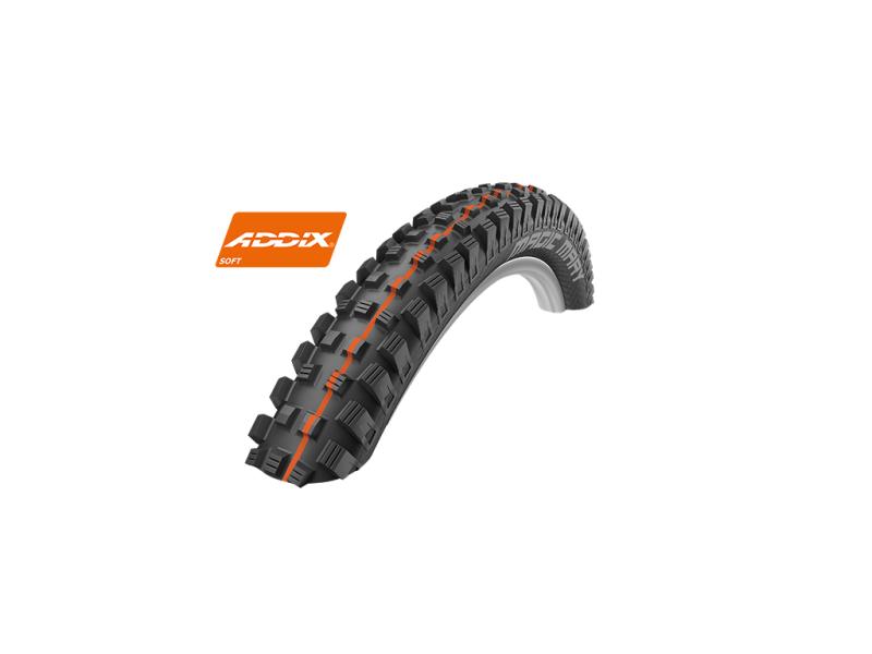 Schwalbe Magic Mary Addix Soft Downhill Evo Line Snakeskin Tl Easy Foldedæk - 27x240  4026495817486