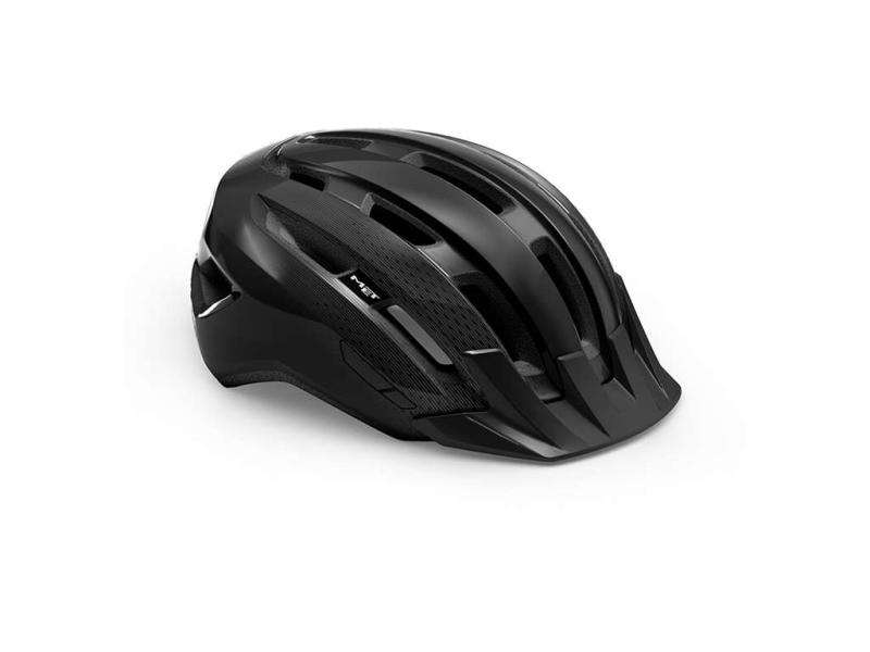 Met Downtown - Cykelhjelm - Crossover - Sort - Str 52-58 Cm  8015190268088