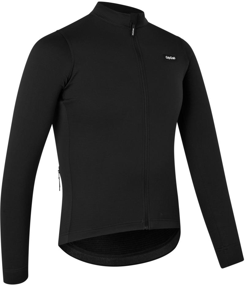 Gripgrab Langærmet Gravelin Merinotech Termocykeltrøje - Sort  5708486021070