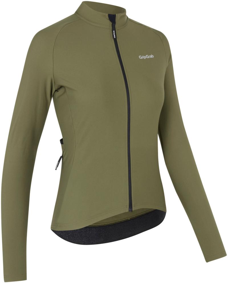 Gripgrab Langærmet Thermapace Termocykeltrøje Til Damer - Grøn  5708486021858