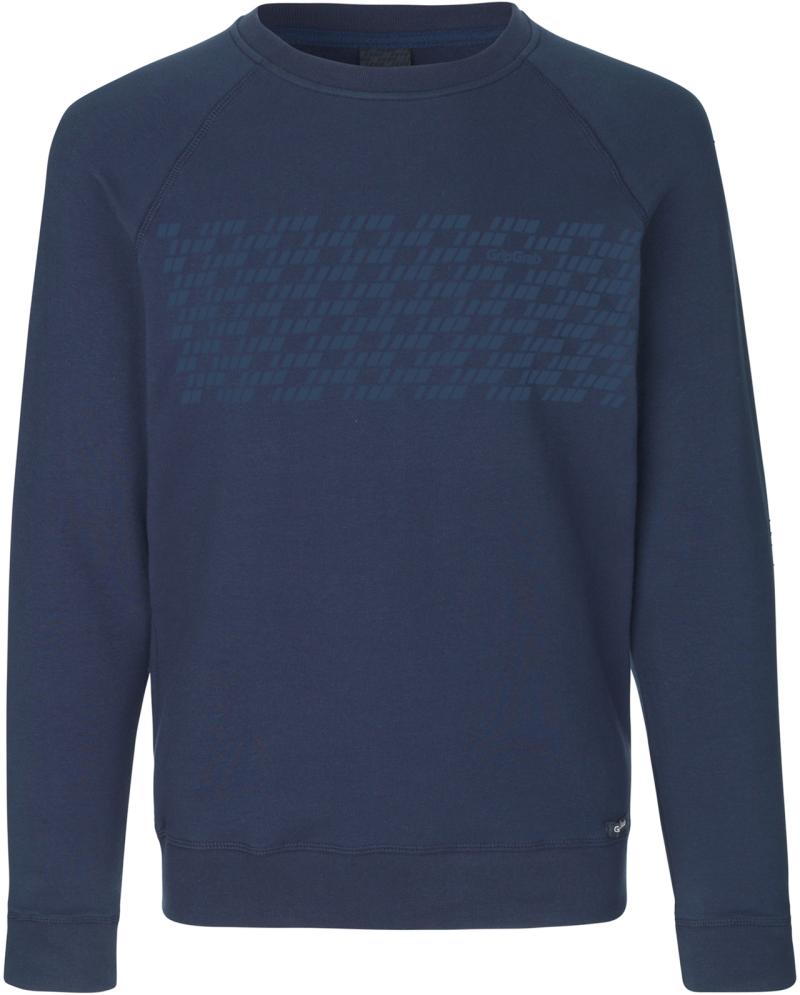 Gripgrab 5th Element Langærmet økologisk Bomuldssweatshirt - Blå  5708486013204
