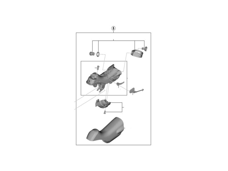 Shimano Ultegra - Skiftemekanisme - Til Højre Sti-greb - St-r8000  4524667726975
