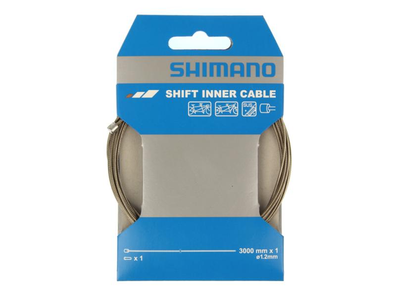 Shimano Gearwire - Racer Og Mtb Rustfri - 12 X 3000mm Lang  4524667103523