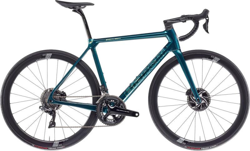 Bianchi Specialissima Ultegra Di2 24g Disc 2023 - Grøn  8032809981121
