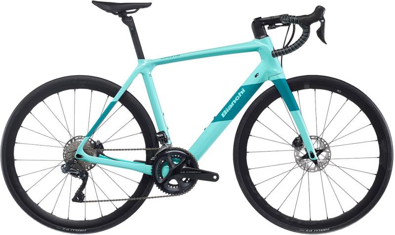 Bianchi Infinito 105 Di2 24g Disc 2023 - Celeste  8032809986713