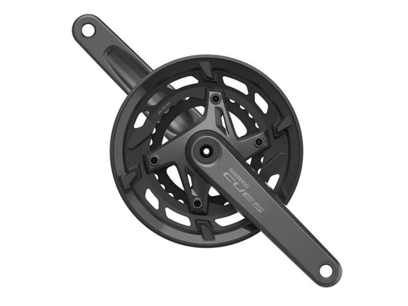 Shimano Cues Kranksæt - 46-30t - 910 Speed - 170mm Pedalarm - Inkl Kædeskærm - Fc-u6000-2  4550170172114