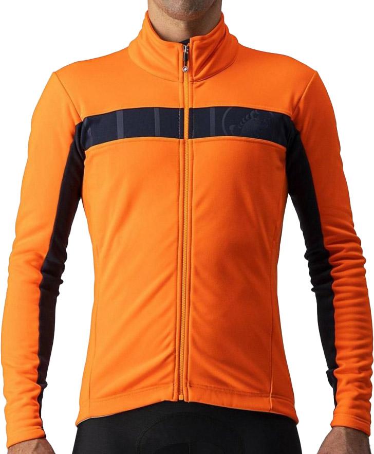 Castelli Mortirolo Vi Jacket - Orange