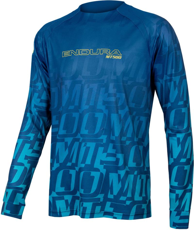Endura Mt500 Ls Print Tee Ltd - Blå  5056286943291