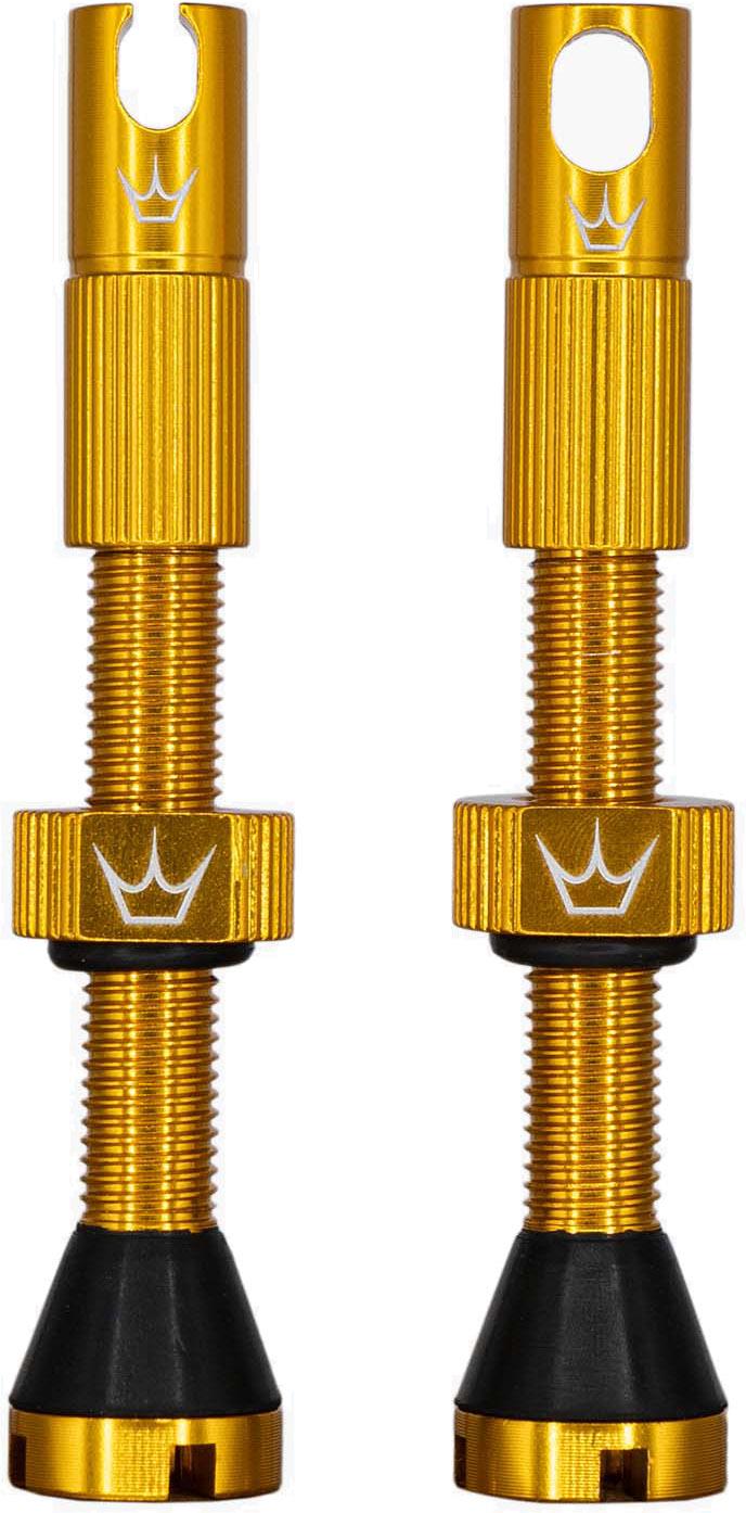 Peatyx27s X Chrisking Tubeless  Valves 60mm - Gold