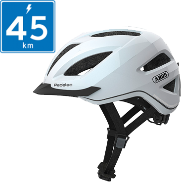 Abus Pedelec 11 Hjelm M Led Lys - Pearl White  4003318819124