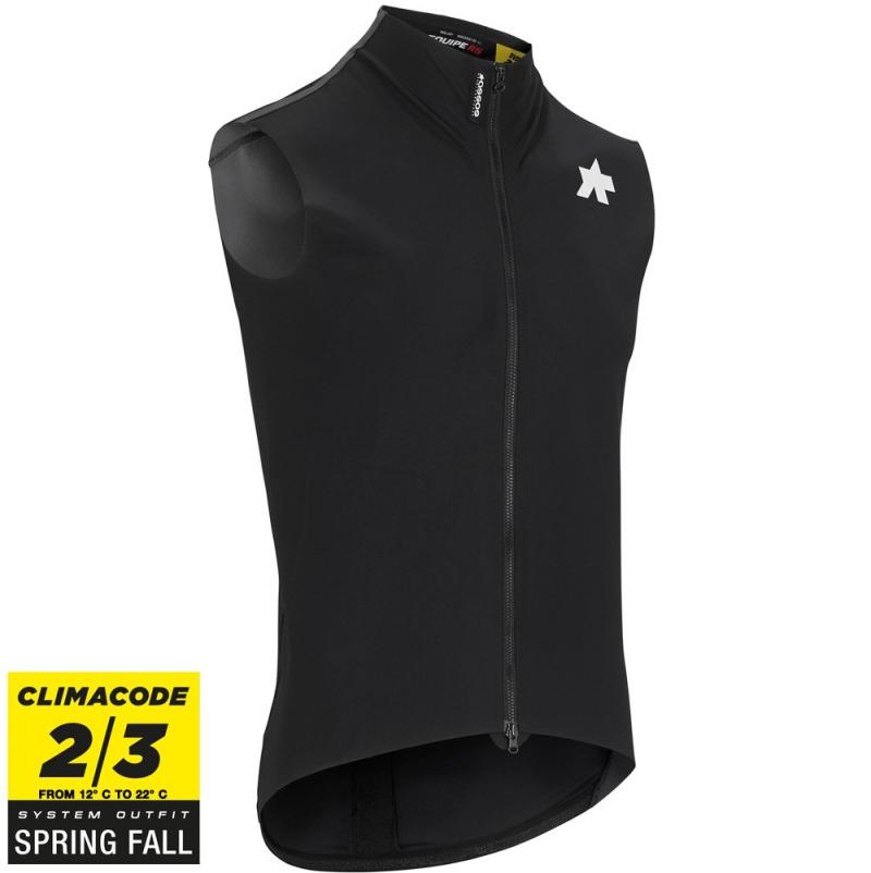 Assos Jakke Equipe Equipe Rs Spring Fall Aero Vest - Sort  2220000163705