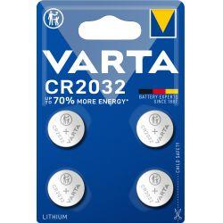 Varta Cr2032 Lithium Coin 4 Pack - Batteri  4008496992973
