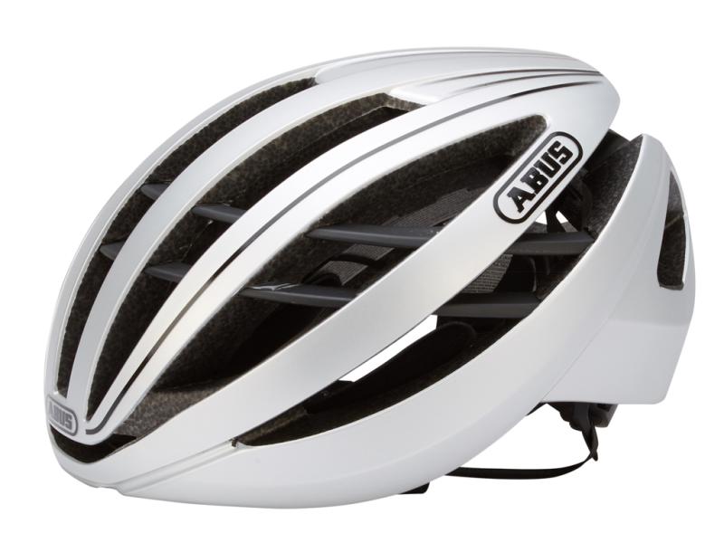 Abus Aventor - Cykelhjelm - Sølv - Str 51-55cm  4003318816703