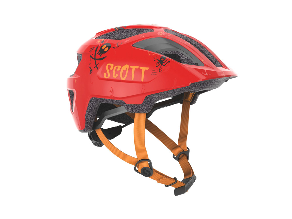 Scott Spunto Cykelhjelm Rød Til Børn 46-52 Cm  7615523094110