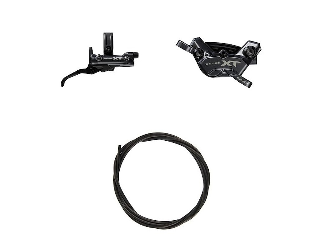 Shimano Xt M8220 - Hydraulisk Bremsesæt Til Mtb - Baghøjre - 4 Piston  4550170309916