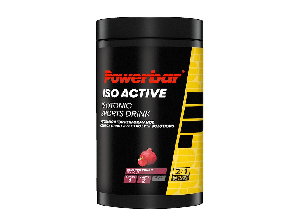 Powerbar Isoactive - Energidrik - Red Fruit Punch 600 Gram  4029679671966